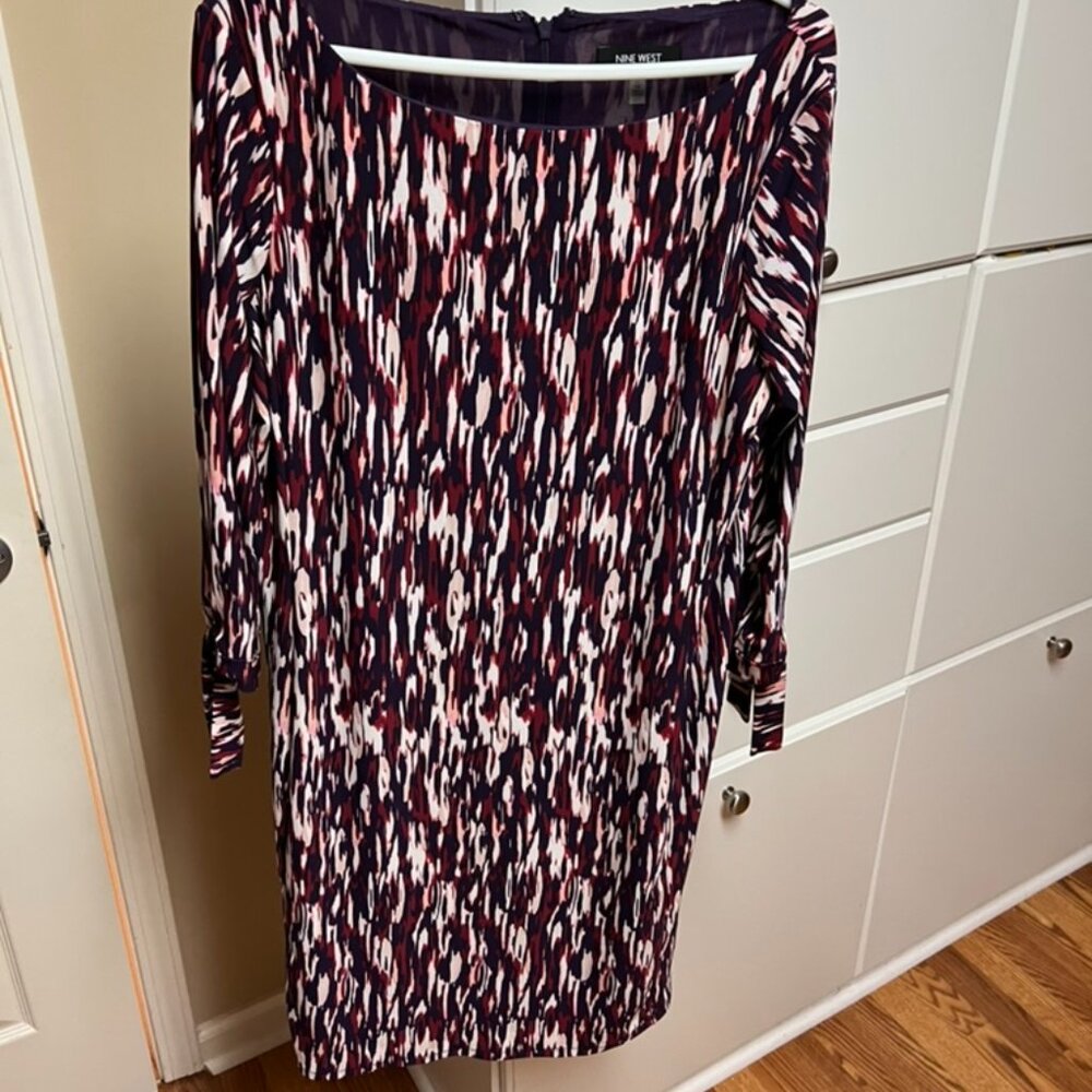Nine West Purple and Orange Dress